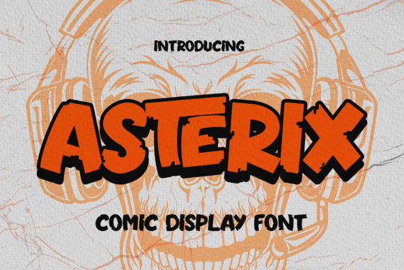 Asterix: The Bold Comic Font for Creative Design