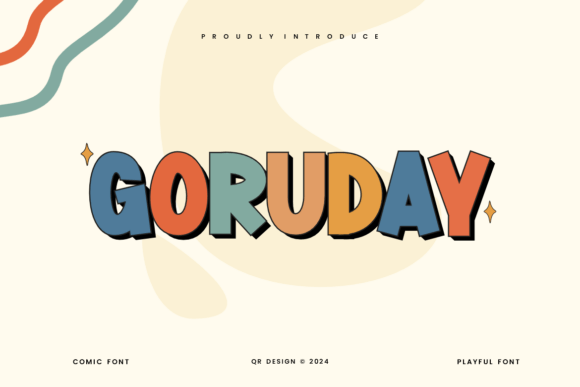 Goruday: The Bold Display Font for Modern Design