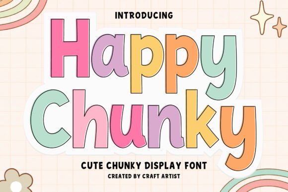 Happy Chunky: A Playful Font for Modern Design
