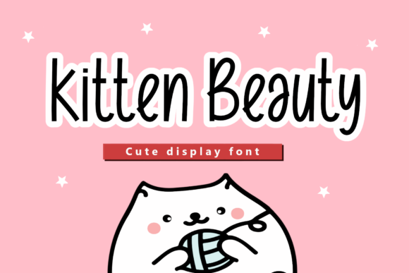 Kitten Beauty: A Playful Display Font for Joyful Design