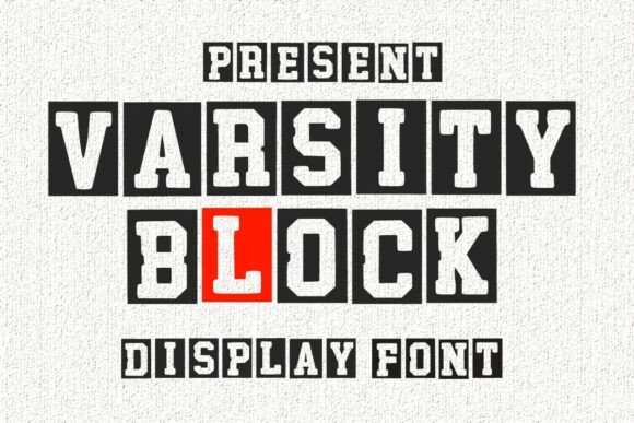 Varsity Block: Bold Typography for Dynamic Branding